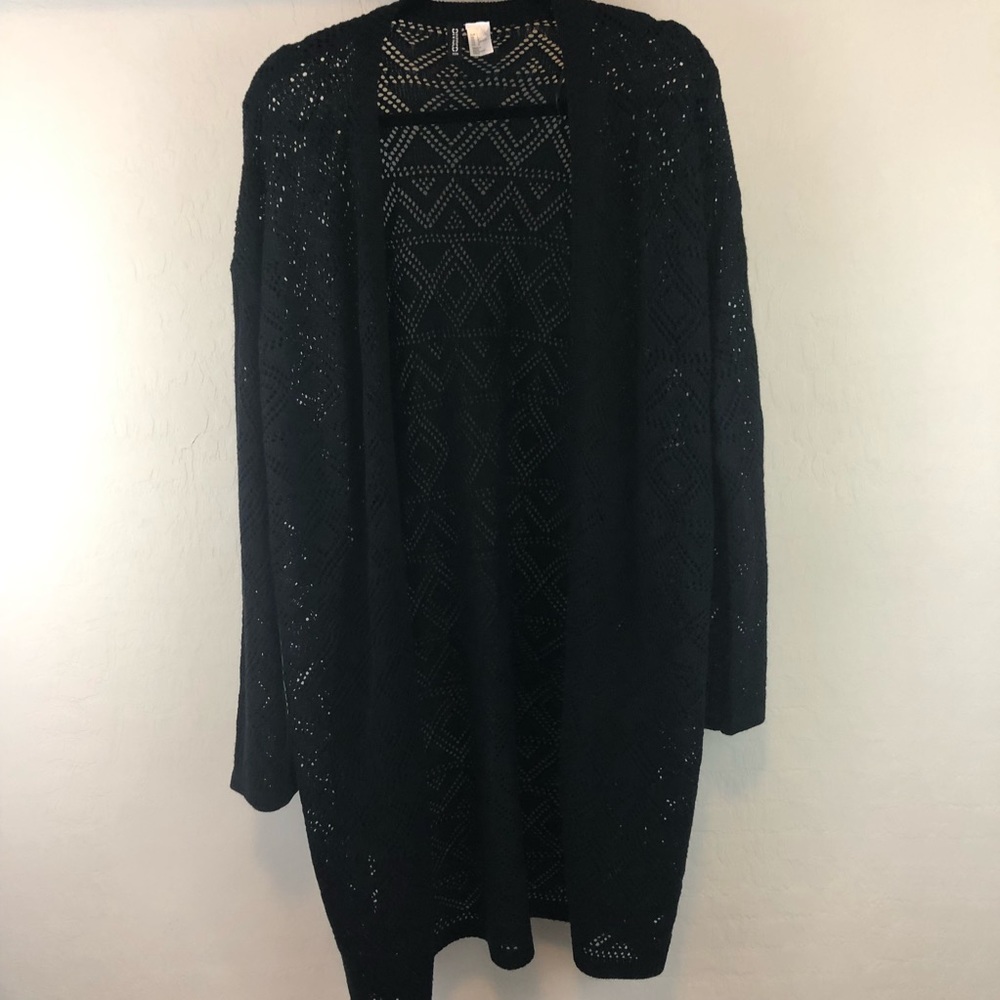 🆕Black Long Knit Cardigan by Divided